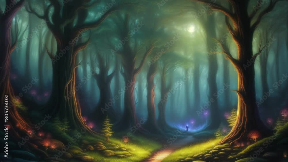 Sunrise in the Misty Forest Sunrise in the Misty Forest