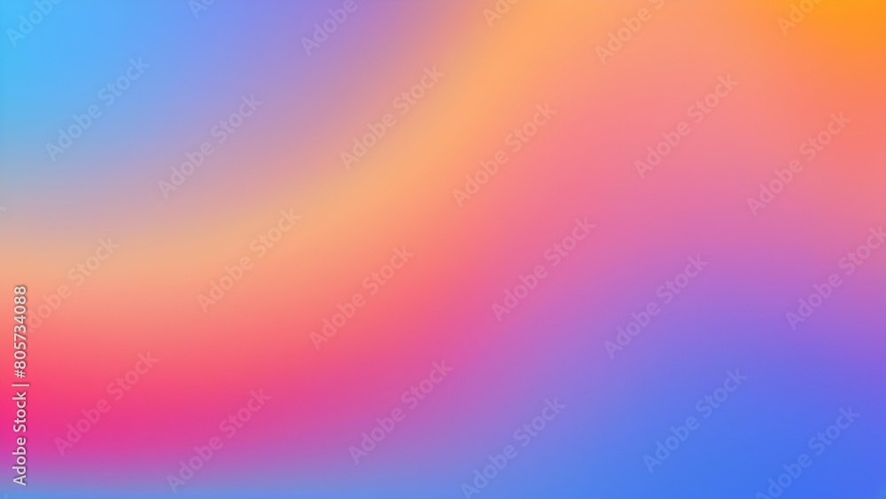 Yellow orange blue pink purple abstract elegant luxury background. Color gradient.