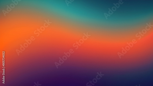 Teal orange abstract elegant luxury background. Color gradient.