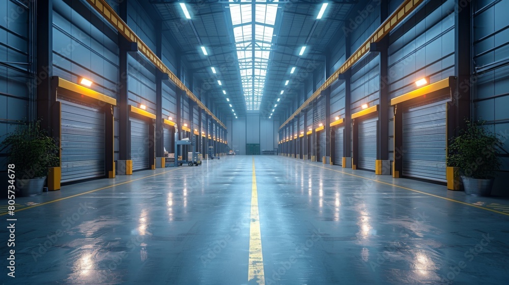 Efficient Automated Logistics and Retail Warehouse Center