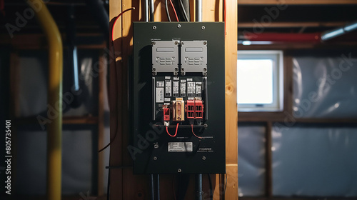 Main electric switchboard in the house