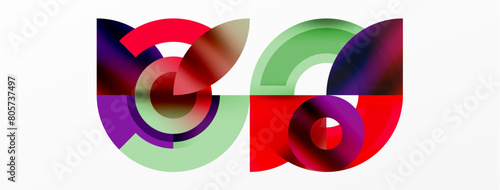 A vibrant logo featuring the letter G surrounded by colorful elements like Hair, Nose, Head, Eye, Eyebrow, Eyelash, Textile, Iris, and Petal in shades of pink