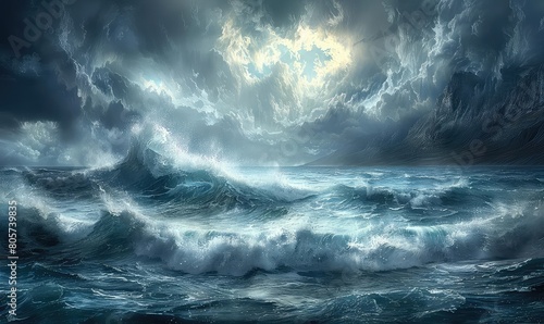 The sea is a vast and powerful force photo