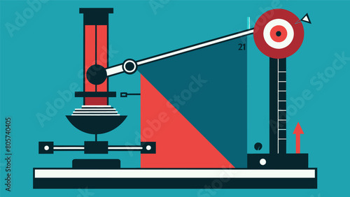 An illustration of how to properly adjust the tonearm height and angle for optimal sound. Vector illustration