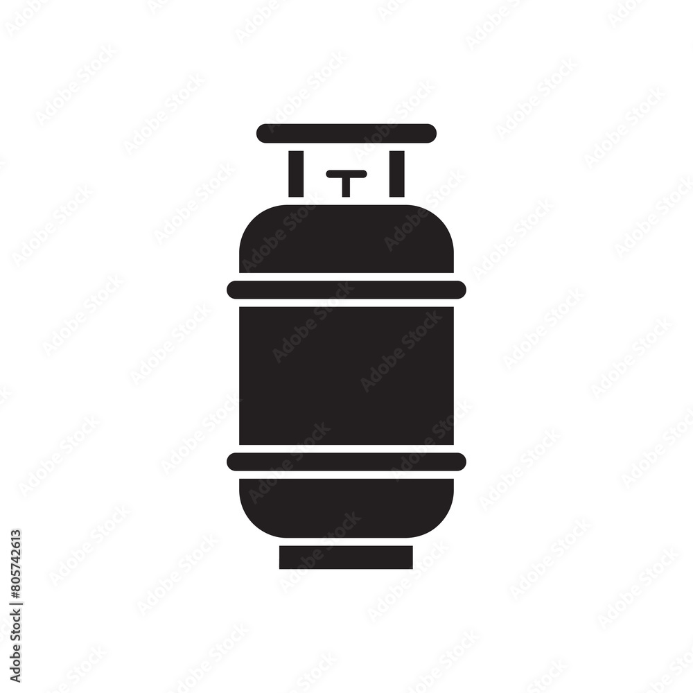 Gas Cylinder vector icon. gas tank simple flat trendy style illustration for web and app..eps Gas Cylinder vector icon. gas tank simple flat trendy style illustration for web and app..eps