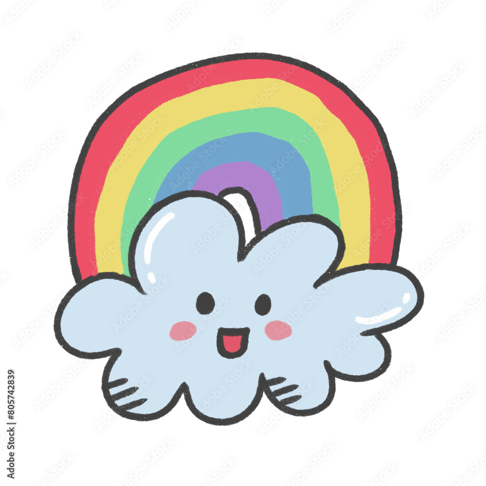 cartoon illustration weather sky season emoji cloud rainbow smile happy cartoon illustration weather sky season emoji cloud rainbow smile happy