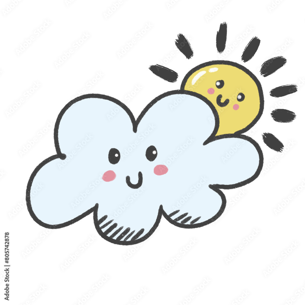cartoon illustration weather sky season emoji cloud sun yellow blue smile happy cartoon illustration weather sky season emoji cloud sun yellow blue smile happy