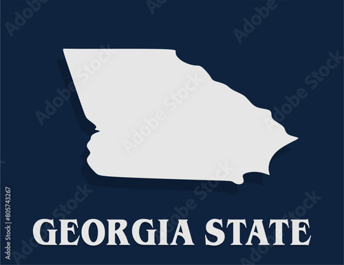 georgia state with georgia state map