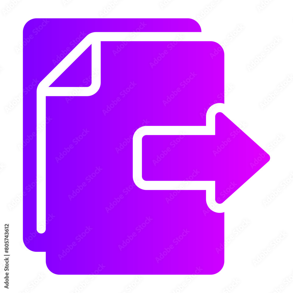 Export gradient icon Export gradient icon