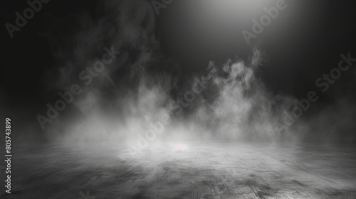 Smoke black ground fog cloud floor mist background steam dust dark white horror overlay. Ground smoke haze night black water atmosphere 3d magic spooky smog texture isolated transparent effect circle