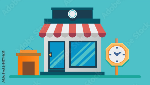 The shop offers a more affordable option for owning a luxury watch without compromising quality.. Vector illustration