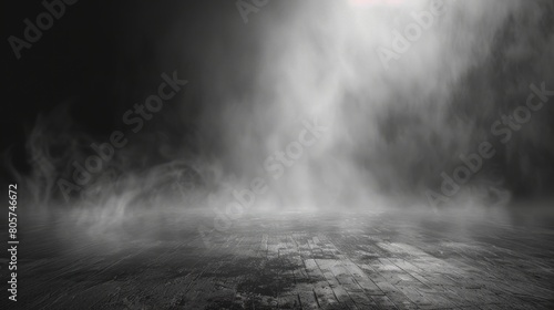 Smoke black ground fog cloud floor mist background steam dust dark white horror overlay. Ground smoke haze night black water atmosphere 3d magic spooky smog texture isolated transparent effect circle photo