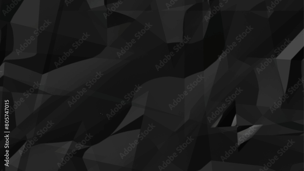 Crumpled Black paper wrinkled, for Background or wallpaper. Crumpled Black paper wrinkled, for Background or wallpaper.