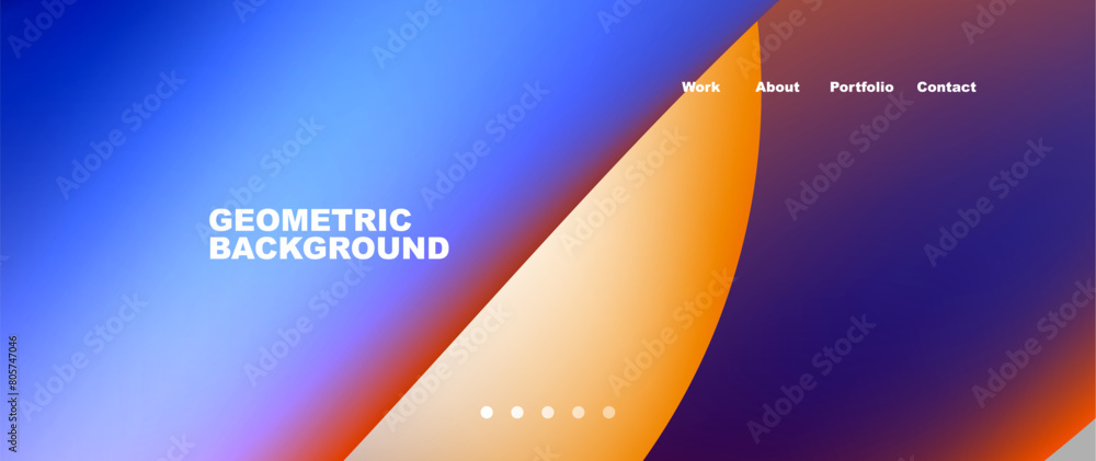 A geometric background featuring a gradient of blue and orange colors resembling the sky at dawn. Incorporating shapes like triangles and circles, it evokes a sense of space and astronomical objects A geometric background featuring a gradient of blue and orange colors resembling the sky at dawn. Incorporating shapes like triangles and circles, it evokes a sense of space and astronomical objects