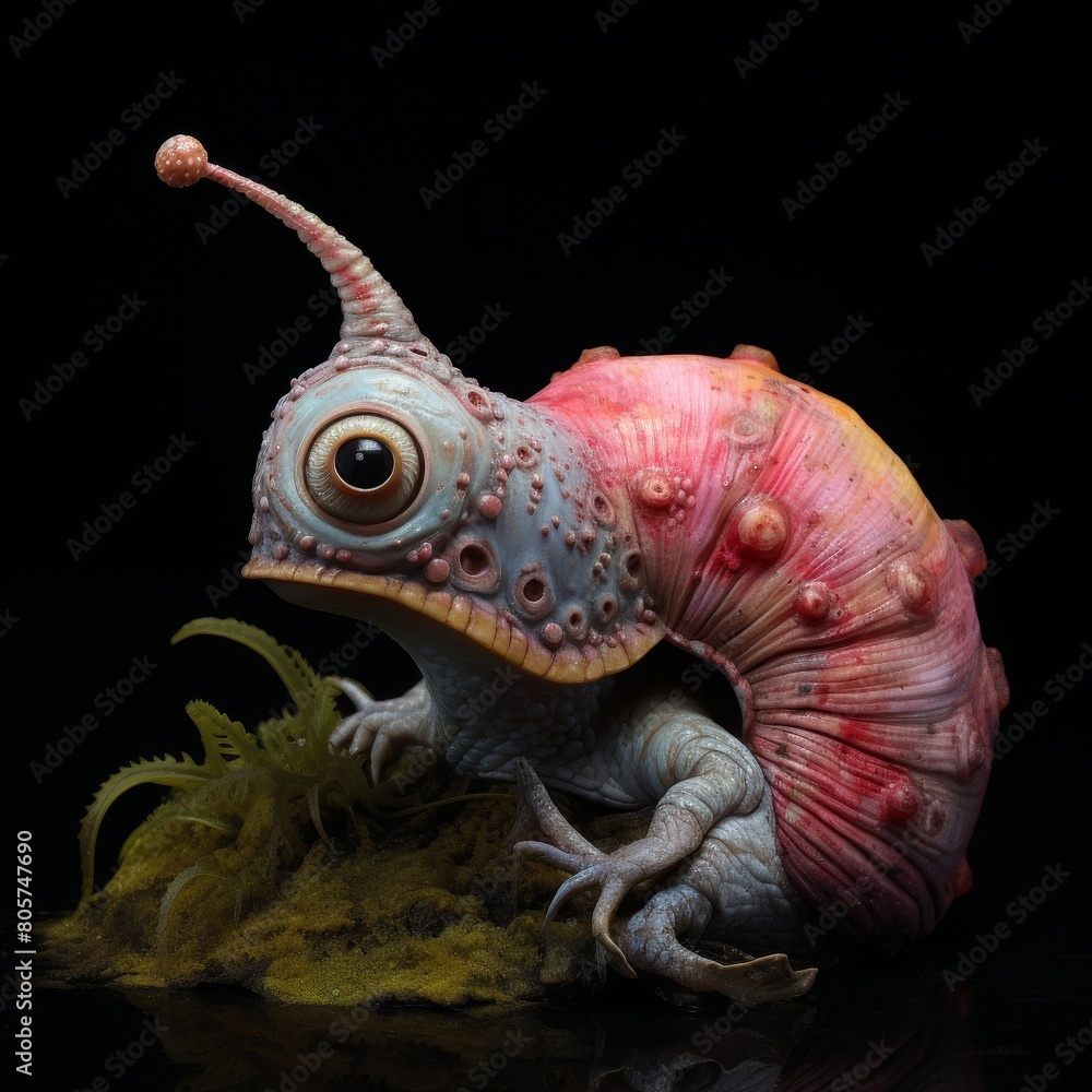 Fototapeta premium Colorful and Unique Chameleon Creature