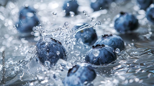 Blueberries are nutritious and delicious