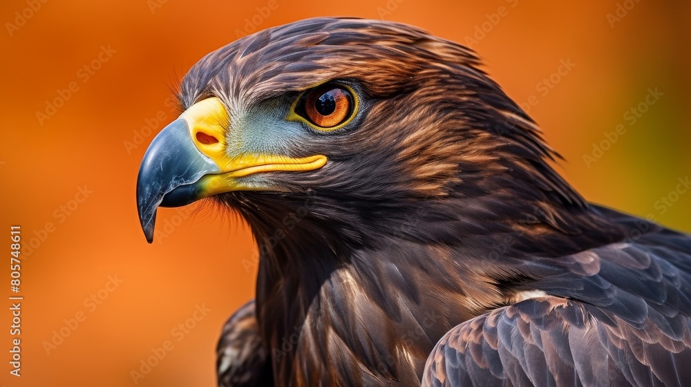 Obraz premium close-up portrait of a majestic golden eagle