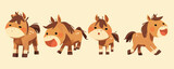 horse clipart vector for graphic resources