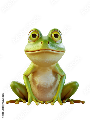 Animal character of frog illustration