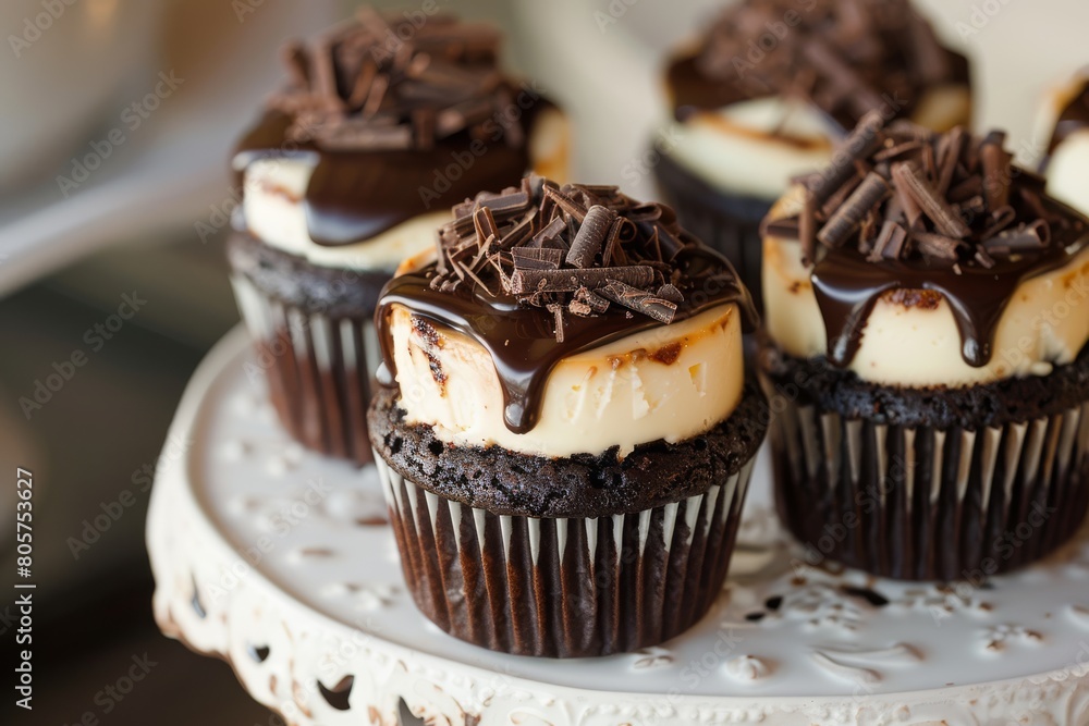 cupcakes featuring a chocolate cookie cupcakes featuring a chocolate cookie