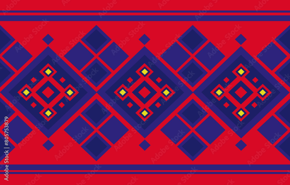pattern in ethnic concept. There are geometric shapes in this ethnic pattern makes it looks Indian style This ethnic design is suitable for textile industry, fashion industry and also home decorating pattern in ethnic concept. There are geometric shapes in this ethnic pattern makes it looks Indian style This ethnic design is suitable for textile industry, fashion industry and also home decorating