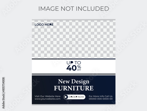 A new and aesthetic furniture flyer design template.Furniture flyer is ready for print.