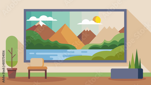 As I perused the wall of artwork I was drawn to a beautiful landscape painting that would look perfect in my living room and couldnt believe it was.