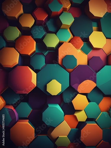 abstract background with cubes