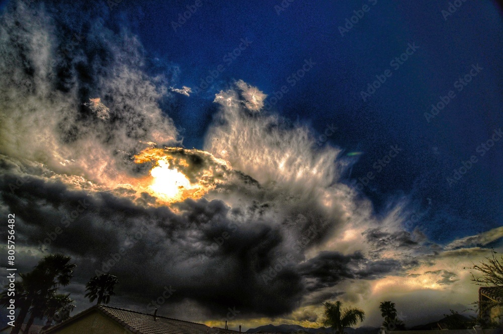 Fototapeta premium Sky before storm