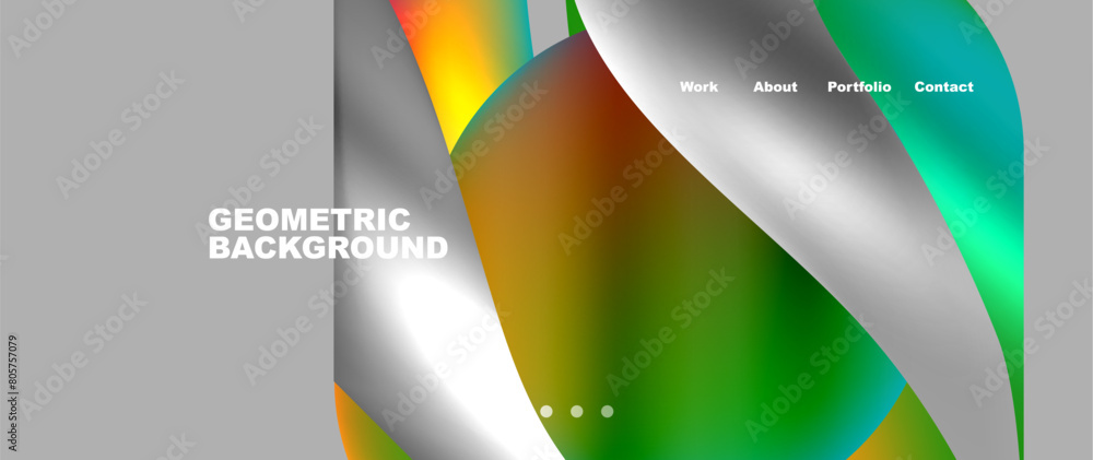 A vibrant geometric background with a rainbow of colors, showcasing colorfulness, fluidity, tints and shades. The Art font features circles, rectangles, and patterns in electric blue A vibrant geometric background with a rainbow of colors, showcasing colorfulness, fluidity, tints and shades. The Art font features circles, rectangles, and patterns in electric blue