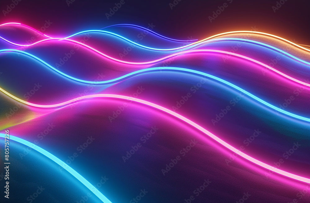 3d rendering abstract background of colorful neon 3d rendering abstract background of colorful neon