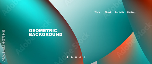 A geometric background featuring a gradient of electric blue and aqua, inspired by automotive design. The colors represent headlights, vehicle doors, and bumpers on a motor vehicle