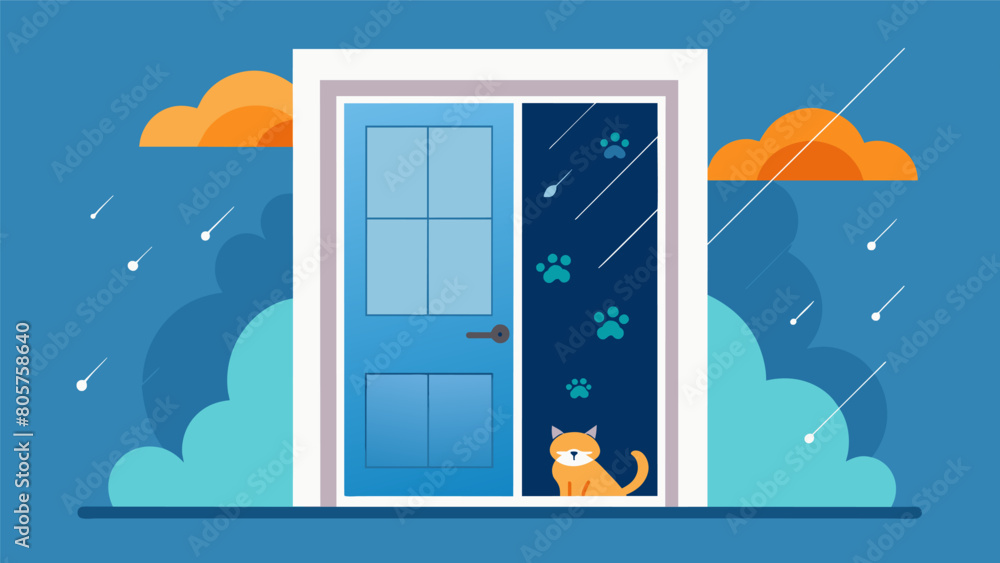 custom made wallpaper toronto digitalWith changing weather patterns give yourself peace of mind with a pet door that adjusts automatically to keep your pet from getting caught outside in. Vector illustration