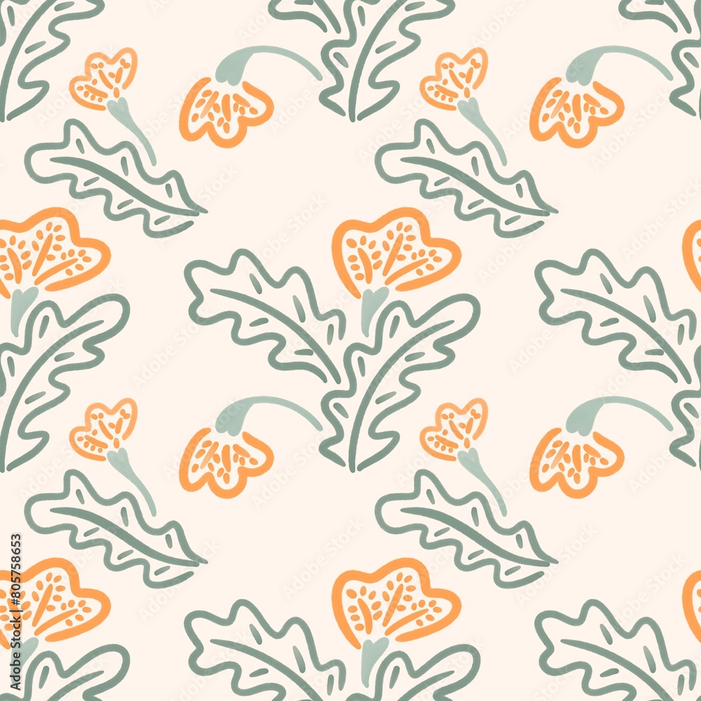 seamless pattern with flowers seamless pattern with flowers