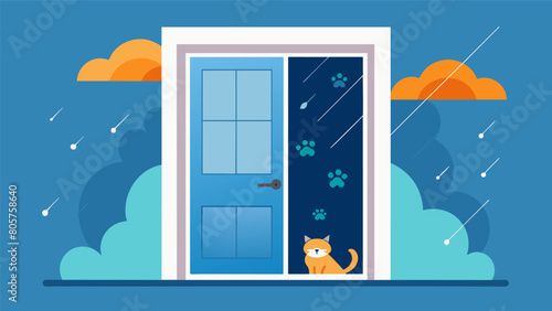 Wallpaper Mural With changing weather patterns give yourself peace of mind with a pet door that adjusts automatically to keep your pet from getting caught outside in. Vector illustration Torontodigital.ca