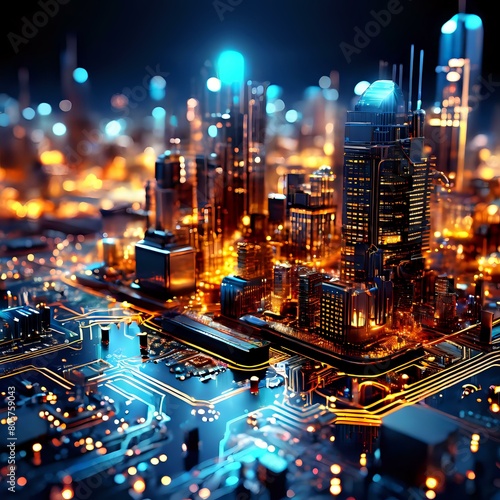 Vision of a Futuristic Metropolis