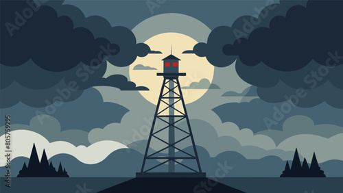 Despite the sunny weather a dark cloud seemed to hang over the area around the broadcast tower casting a shadow of fear and uncertainty..