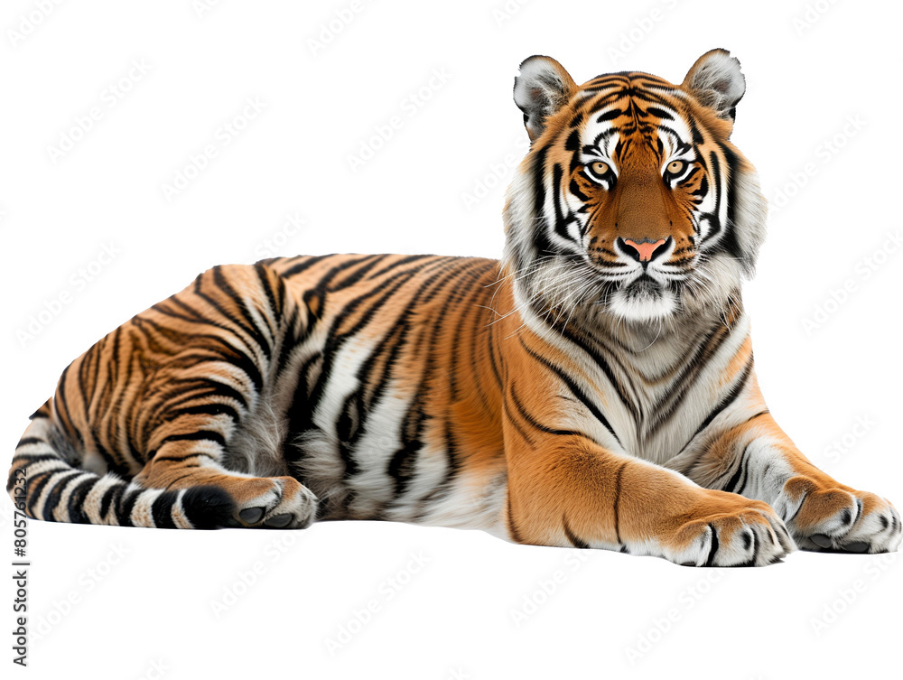 A Full Body Tiger with a Transparent Background PNG A Full Body Tiger with a Transparent Background PNG