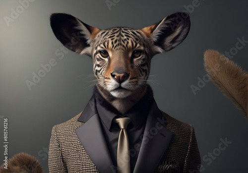 Cat sits with black bags with black friday sale
