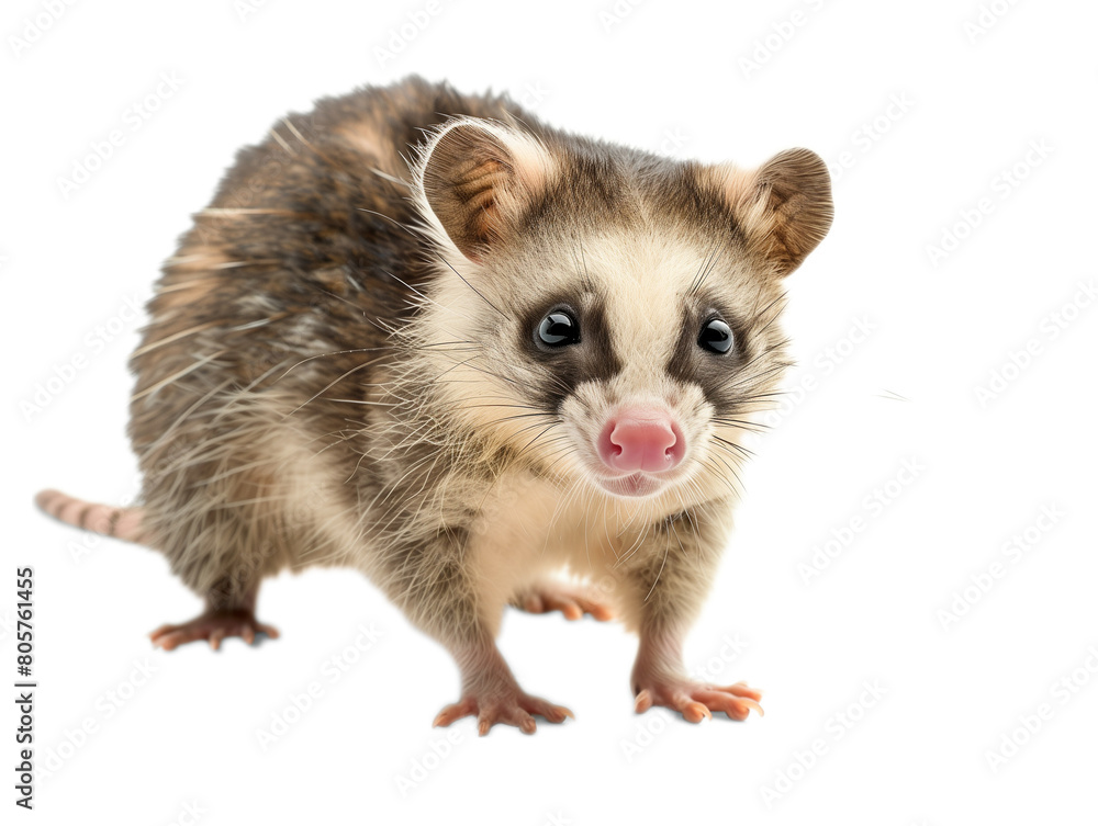 A Full Body Opossum with a Transparent Background PNG A Full Body Opossum with a Transparent Background PNG