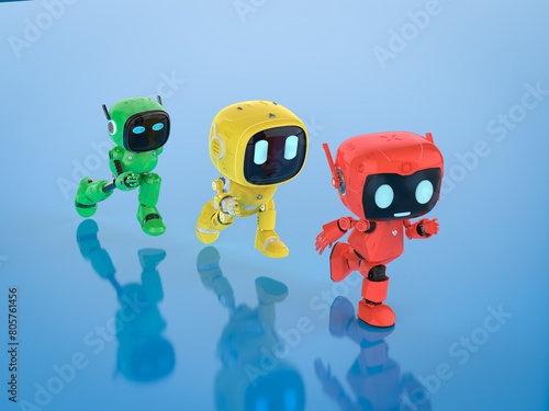 Personal assistant ai robots run in competition