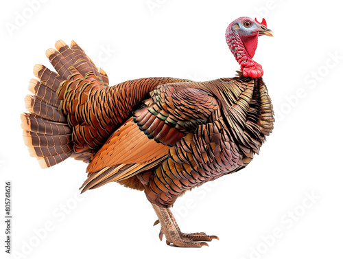 A Full Body Turkey with a Transparent Background PNG photo