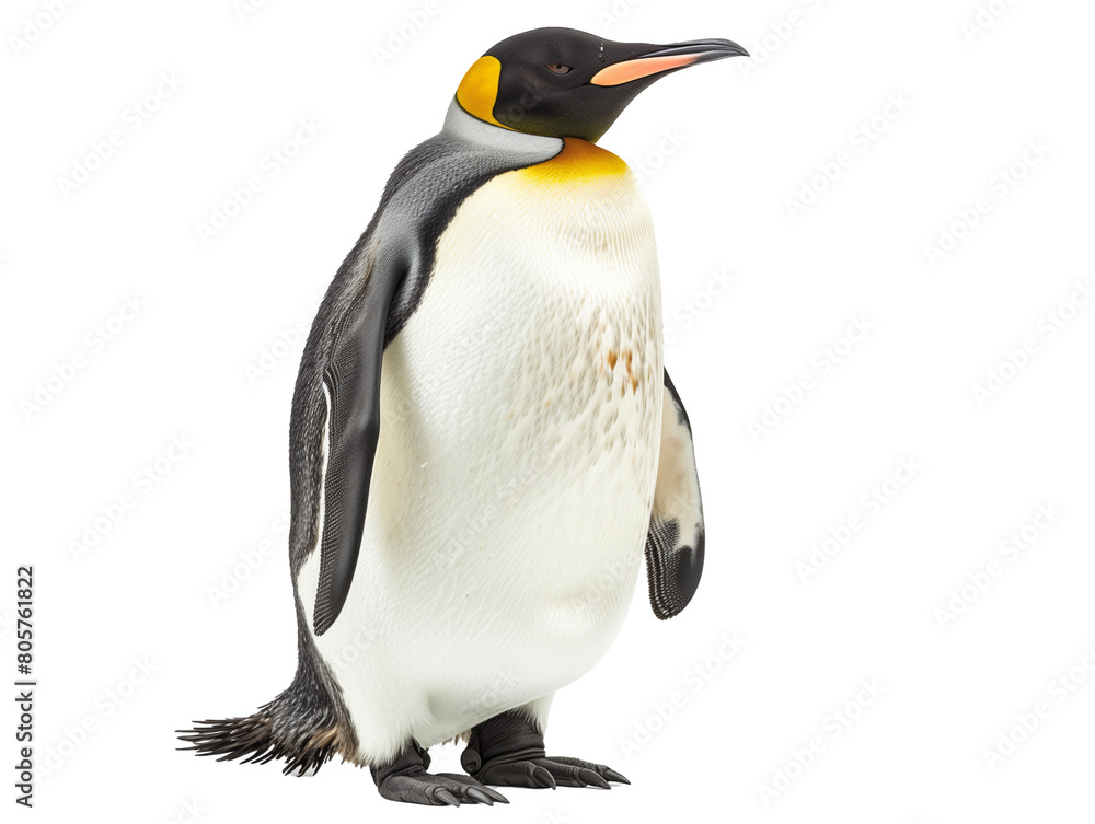 Fototapeta premium A Full Body Penguin with a Transparent Background PNG