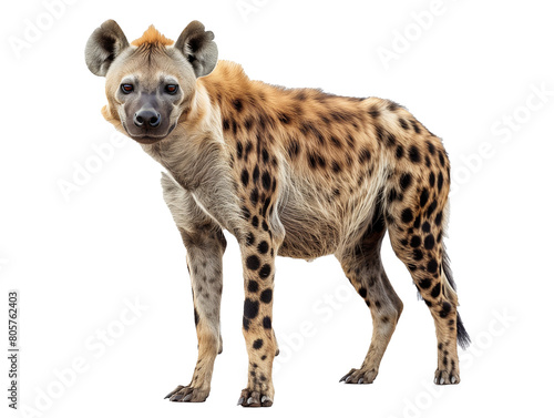 A Full Body Hyena with a Transparent Background PNG