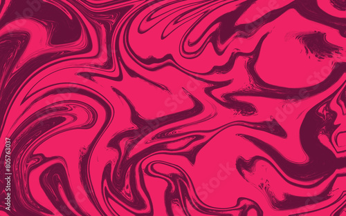 Psychedelic swirl seamless pattern. 60s, 70s style liquid groovy background.