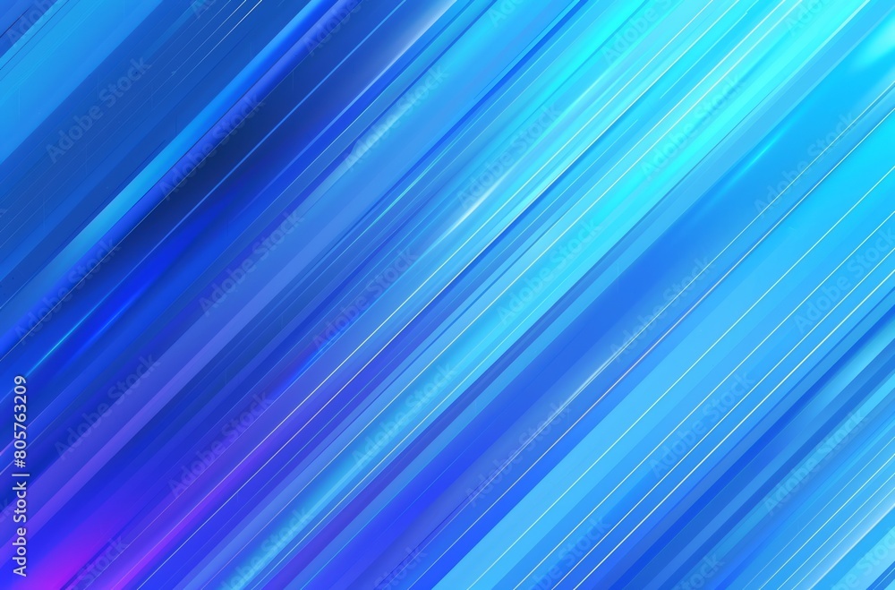 Blue gradient background with diagonal lines, technology and digital concept