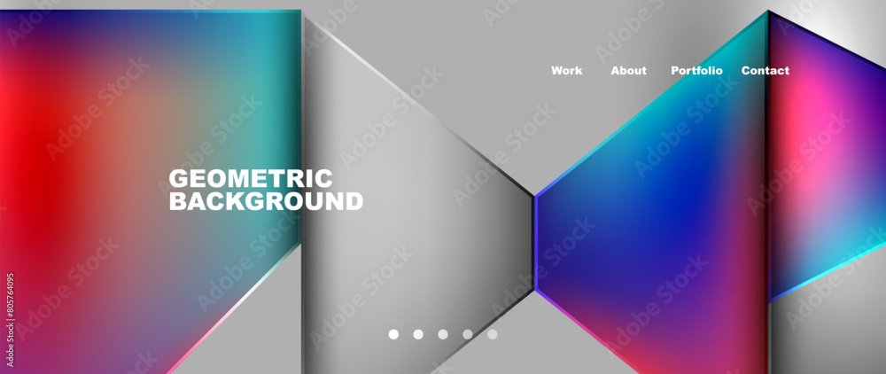 A geometric background featuring a gradient of waterinspired red, blue, and gray hues. Shapes such as triangles, rectangles, and circles create an electric blue pattern for display on a screen A geometric background featuring a gradient of waterinspired red, blue, and gray hues. Shapes such as triangles, rectangles, and circles create an electric blue pattern for display on a screen