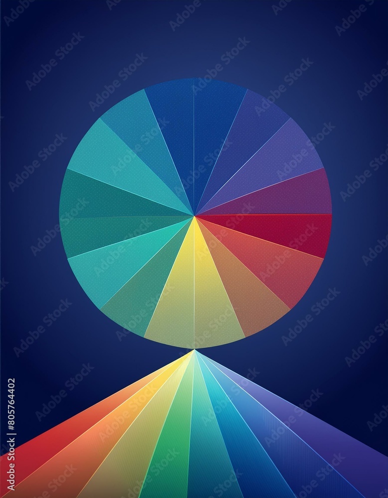 Obraz premium rainbow color spectrum