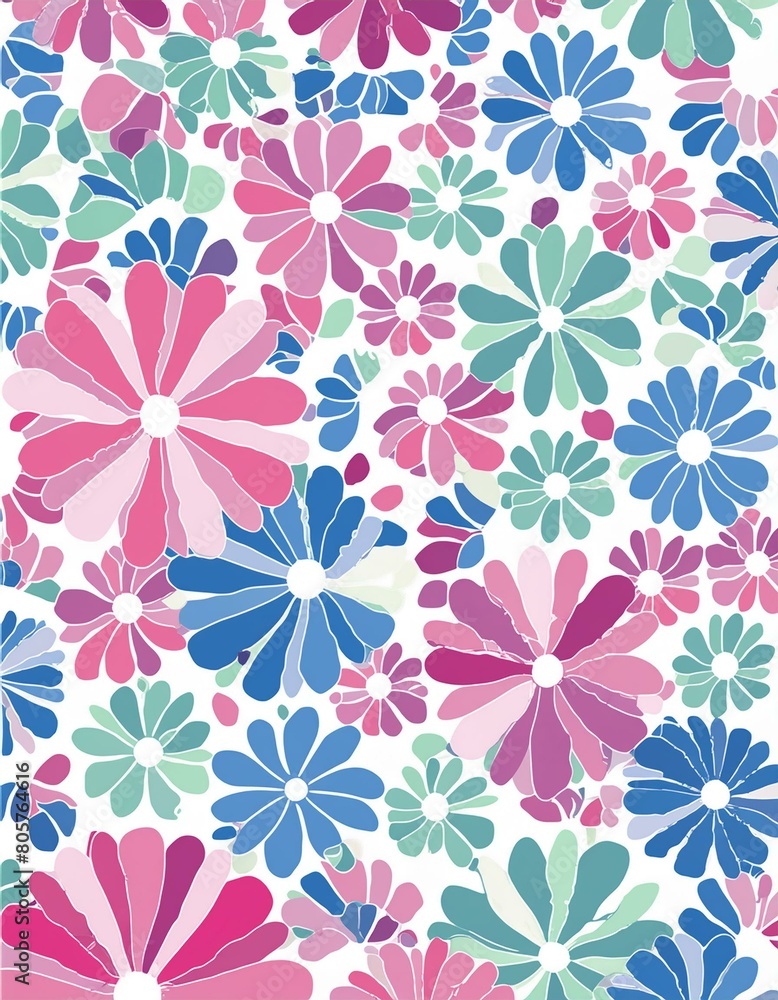 seamless pattern with flowers seamless pattern with flowers