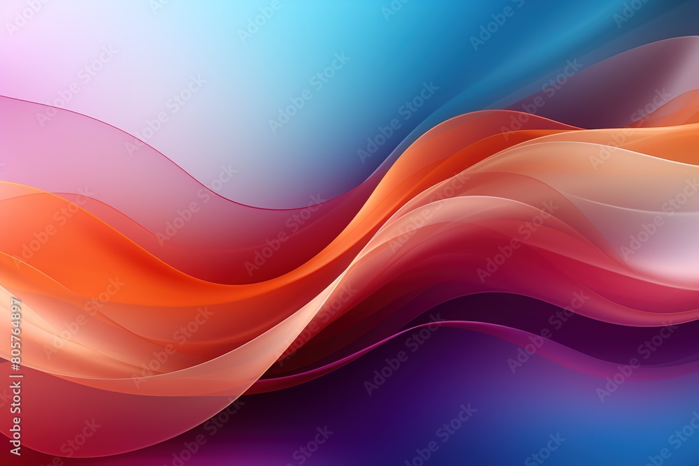 A colorful wave with a red stripe on the left and a yellow stripe on the right A colorful wave with a red stripe on the left and a yellow stripe on the right